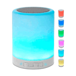 PARLANTE LAMPARA TOUCH BLUETOOTH LUCES LED