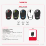 MOUSE CYBERTEL PRINCE CYB M300 WIFI - Imagen 5