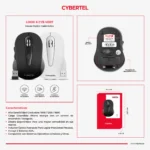 MOUSE CYBERTEL LOGIC 6 CYB M307 WIFI - Imagen 2