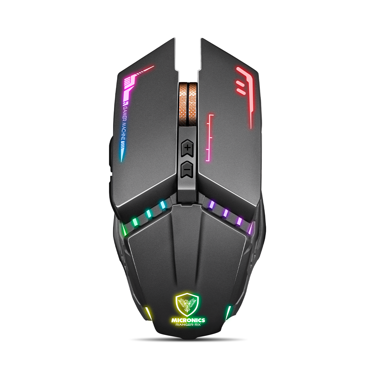 23449-impulso-informatico MOUSE MICRONICS RANGER RX MIC M822RX GAMER TIPOC WIFI RECAR - Imagen 1