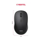 MOUSE CYBERTEL BEATNIK 3 CYB M704 BT WIFI RECARG AZUL CLARO - Imagen 2