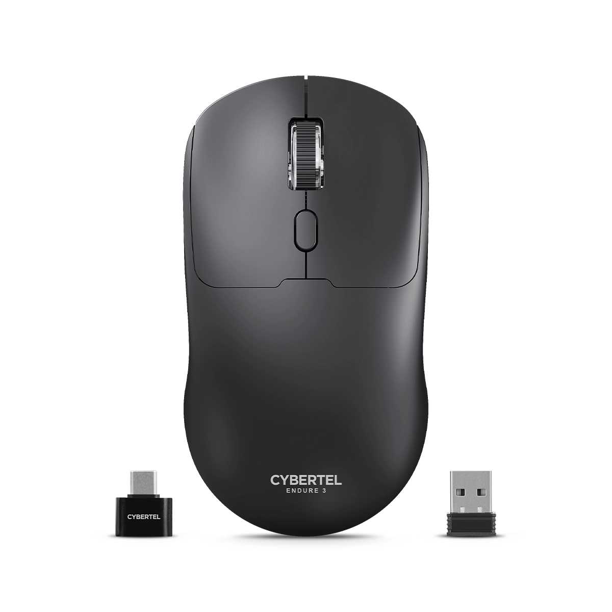 25638-impulso-informatico MOUSE CYBERTEL ENDURE 3 BLACK CYB M702-3M BT WIFI RECARGABLE - Imagen 1