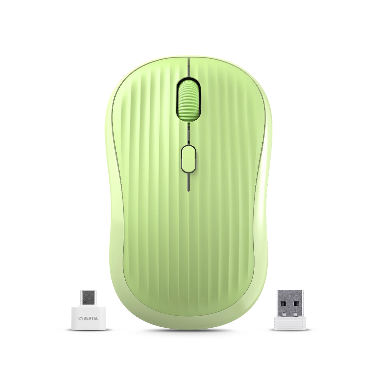 25852-impulso-informatico MOUSE CYBERTEL ACCORD CYB M701-3M BT WIFI RECARG VERDE - Imagen 1
