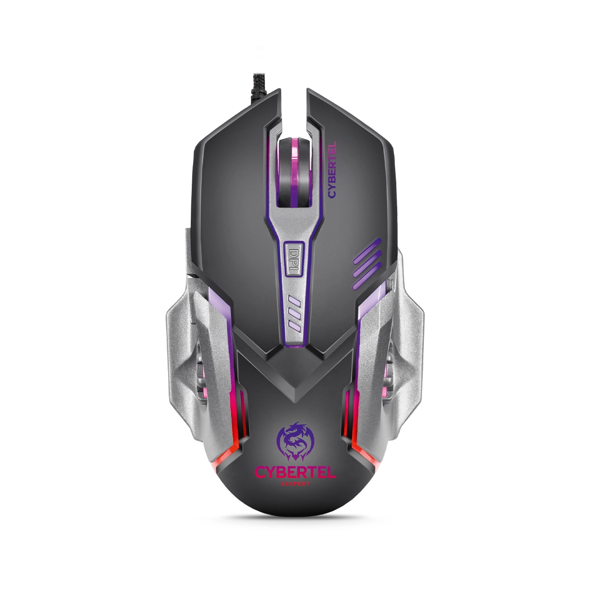 26632-impulso-informatico MOUSE CYBERTEL EXXPERT BLACK CBX M502 GAMER USB - Imagen 1