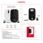 MOUSE CYBERTEL ROCKER CYB M302 WIFI - Imagen 2