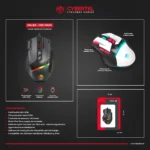 MOUSE CYBERTEL KILLER CBX M600 GAMER USB - Imagen 2