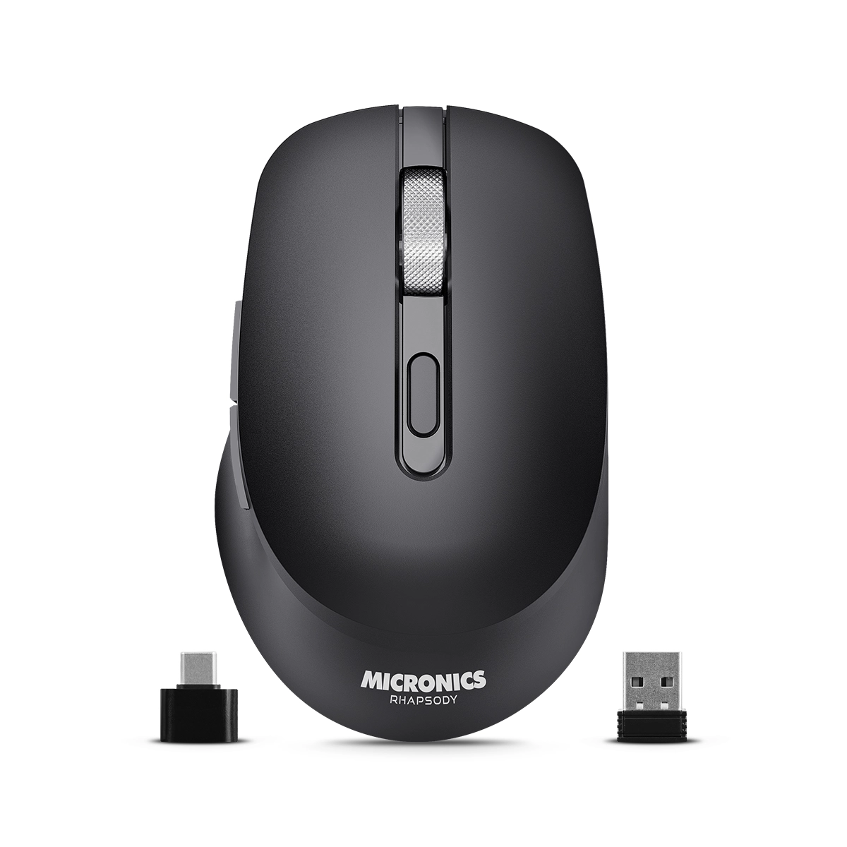 28167-impulso-informatico MOUSE MICRONICS RHAPSODY WHITE MIC M704W-3M BT WIFI RECAR - Imagen 1