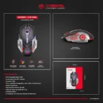 MOUSE CYBERTEL EXXPERT BLACK CBX M502 GAMER USB - Imagen 3