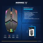 MOUSE MICRONICS RANGER RX MIC M822RX GAMER TIPOC WIFI RECAR - Imagen 2