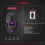 MOUSE CYBERTEL PISTONE CBX M621 GAMER USB - Imagen 2
