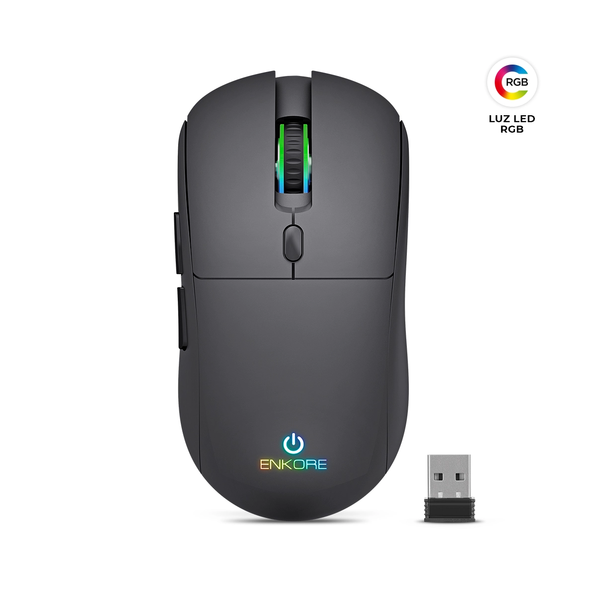 28808-impulso-informatico MOUSE ENKORE FALCON 3 ENK M322-3M GAMER BT WIFI RECARG - Imagen 1