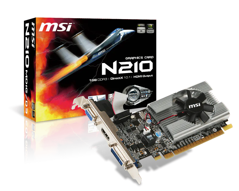 five_pictures1_2096_20140409184353 TARJETA DE VIDEO MSI NVIDIA GEFORCE 210 DDR3 64BITS - Imagen 1