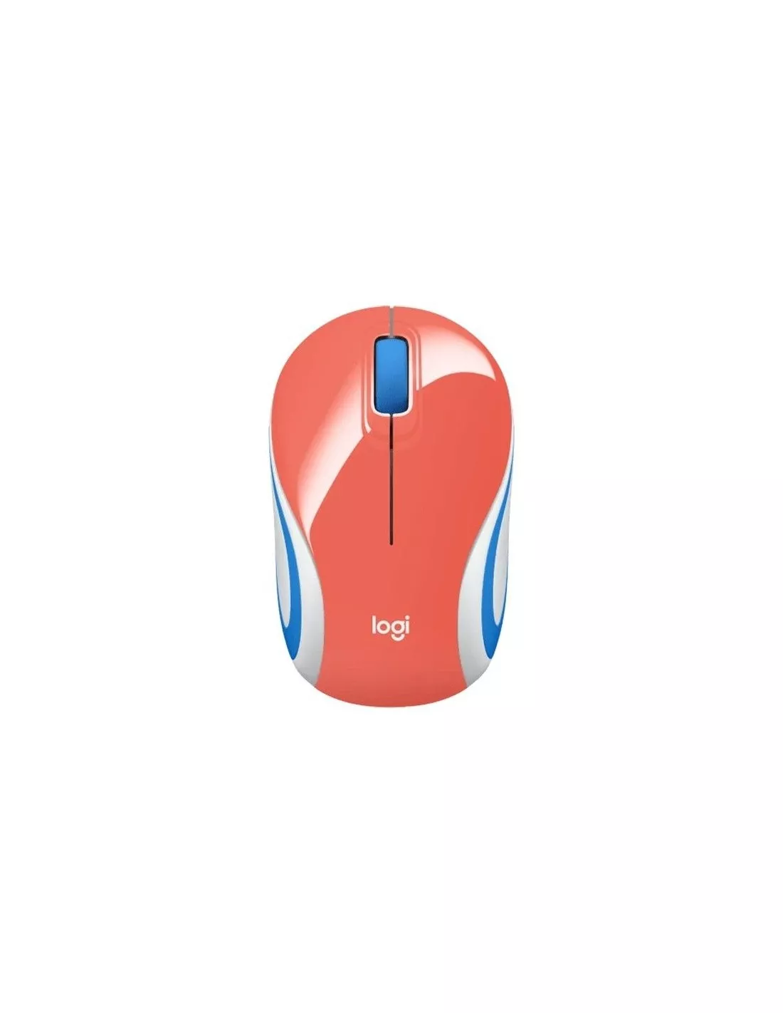 mouse-logitech-m187-910-005362-coral-wireless MOUSE LOGITECH M187 MINI WIRELESS - Imagen 1